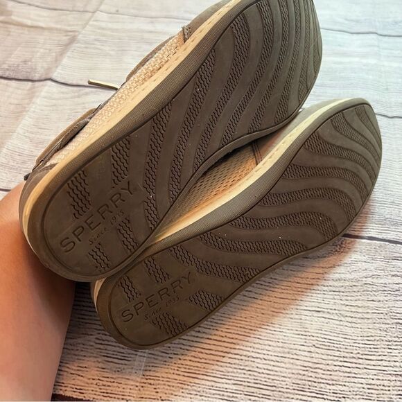 Sperry Women's Firefish Boat Shoe Grey size 7.5 - Picture 6 of 7